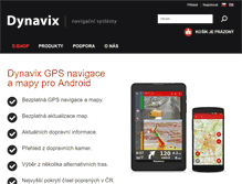 Tablet Screenshot of dynavix.cz